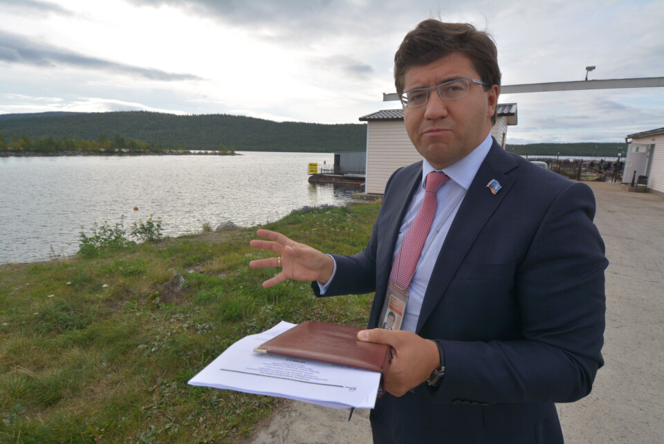 Head of Murmansk city administration Evgeny Nikora. Photo: Thomas Nilsen