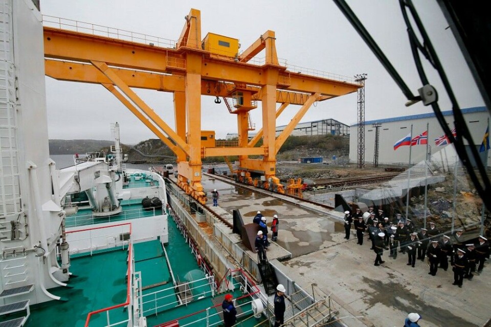 On June 27th, the first load of spent fuel was shipped from Andreeva Bay. Photo: gov-murman.ru