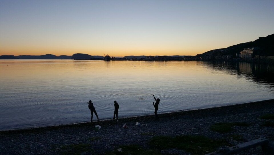 Costa del Hammerfest can look back on a warm September. Photo: Thomas Nilsen