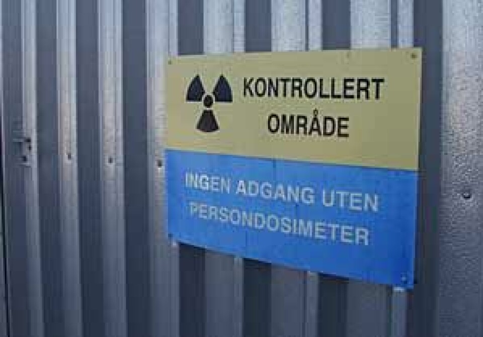 Radioactive waste at Kjeller, Norway. Photo: Thomas Nilsen
