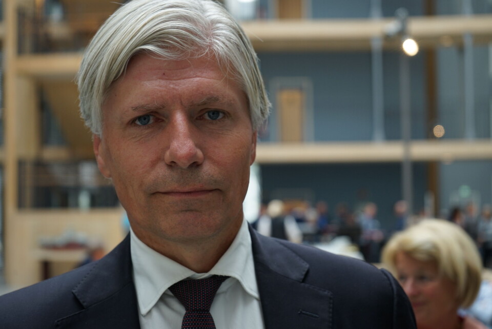 Ola Elvestuen is Norwegian Minister of Climate and Environment. Photo: Thomas Nilsen