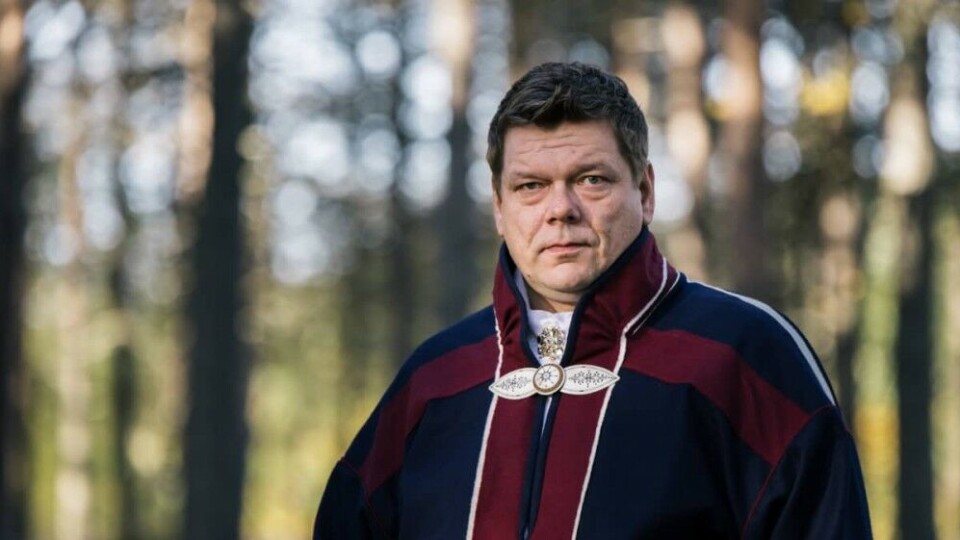 Sámi Parliament’s Vice Chair Leo Aikio heard about the reservation notifications through the media. Photo: Vesa Toppari / Yle