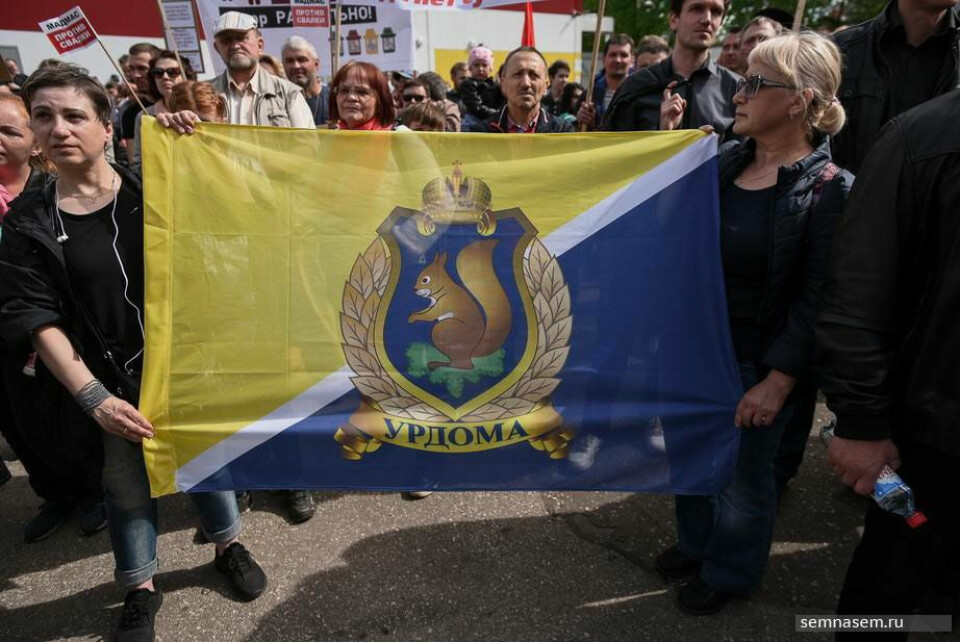 Local activists Svetlana Babenko and Marina Pakhtusova. Photo: Kirill Shein, 7x7-journal.ru