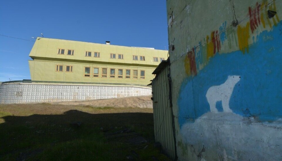 The town of Dikson. Photo: Thomas Nilsen