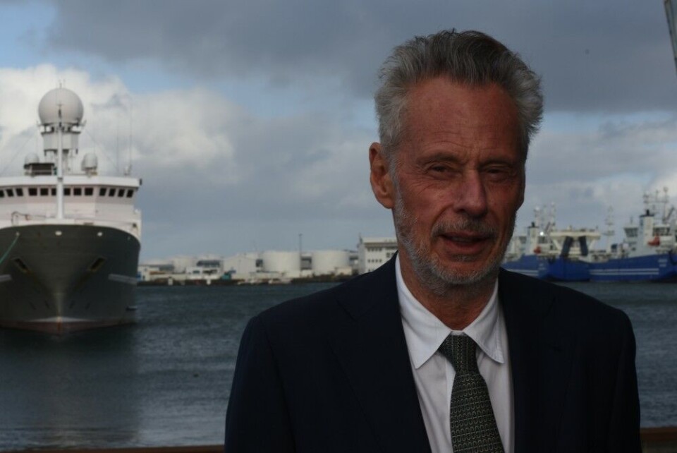 Sven-Olof Lindblad has decades of experiences of sailing with passengers in ice-covered waters. Here in the harbour of Reykjavik. Photo: Thomas Nilsen