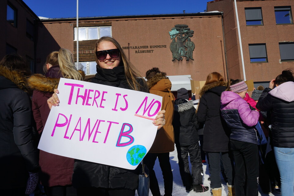 «There is no planet B». Photo: Thomas Nilsen