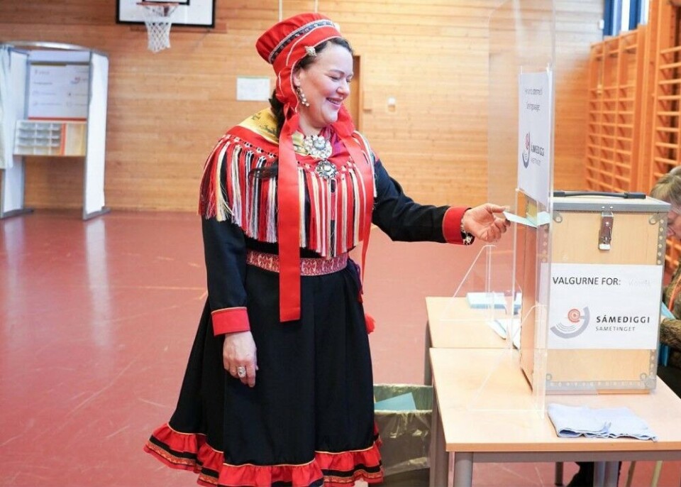 Elections to the Sámi Parliament (Sámediggi) coincide with Norwegian parliament elections. It was won by Silje Karine Muotka and her Norwegian Sámi Association. Photo: nsr.no