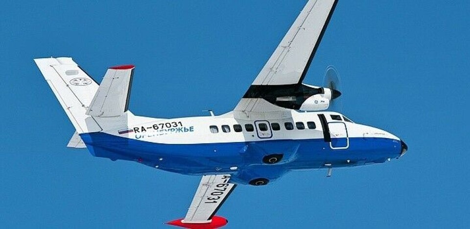 Orenburzhie airline operates the L-410 propeller. Photo: Orenburzhie airline