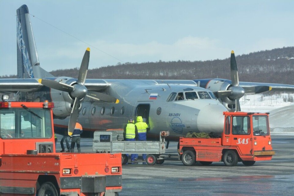 Nordavia operated flights to Tromsø until October 2014. The route was the only linking Barents-Russia to northern Norway. Photo: Thomas Nilsen
