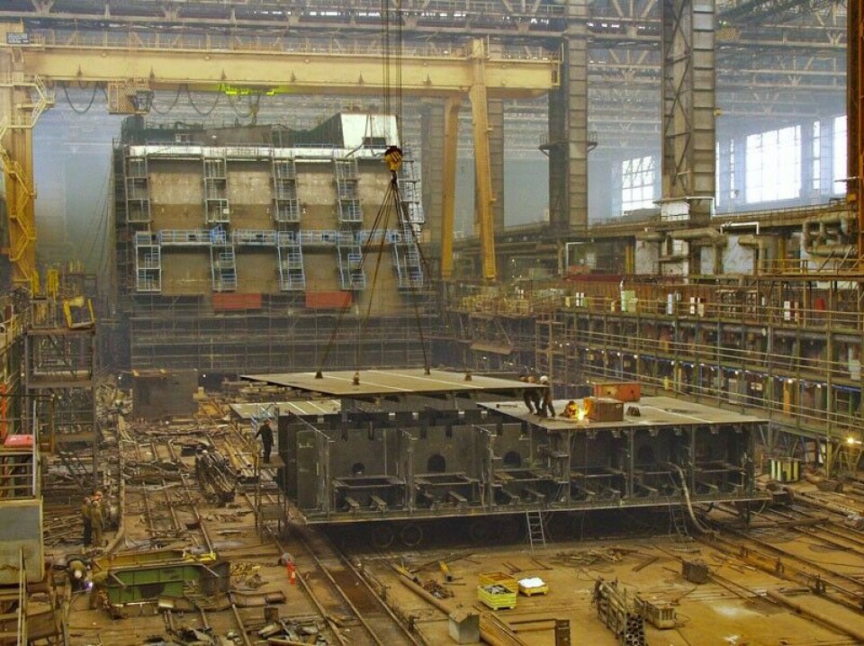 The Sevmash yard in Severodvinsk. Photo: Sevmash.ru