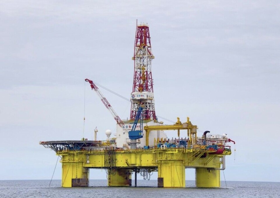 Drilling rig Nanhai-9. Photo: Rosneft