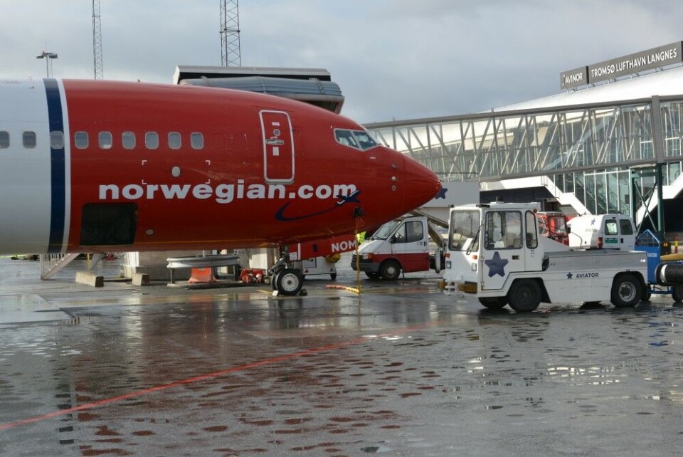 Norwegian operates nonstop flights from London to Tromsø, Kittilä and Rovaniemi. Photo: Thomas Nilsen