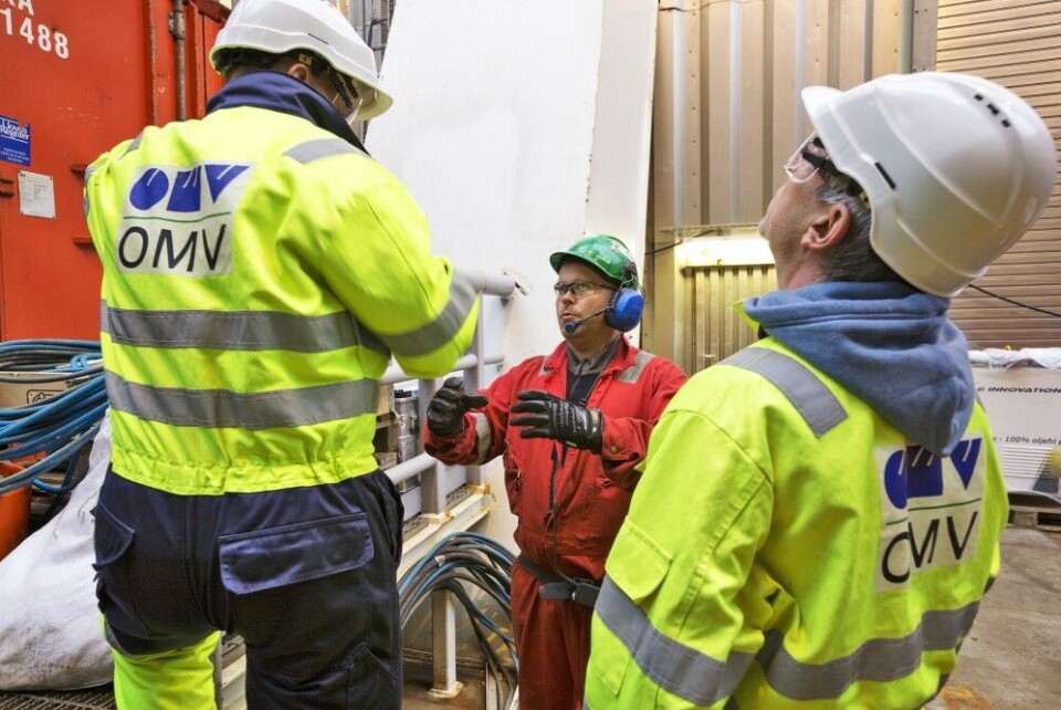 Drilling in the Barents Sea. Photo: E. Hanssen, OMV