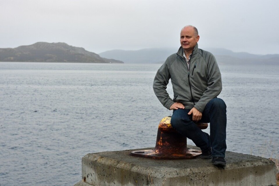 Bernt Nilsen eyes great options for Kirkenes becoming a node for international telecommunication traffic with a subsea cable to Asia. Photo: Thomas Nilsen