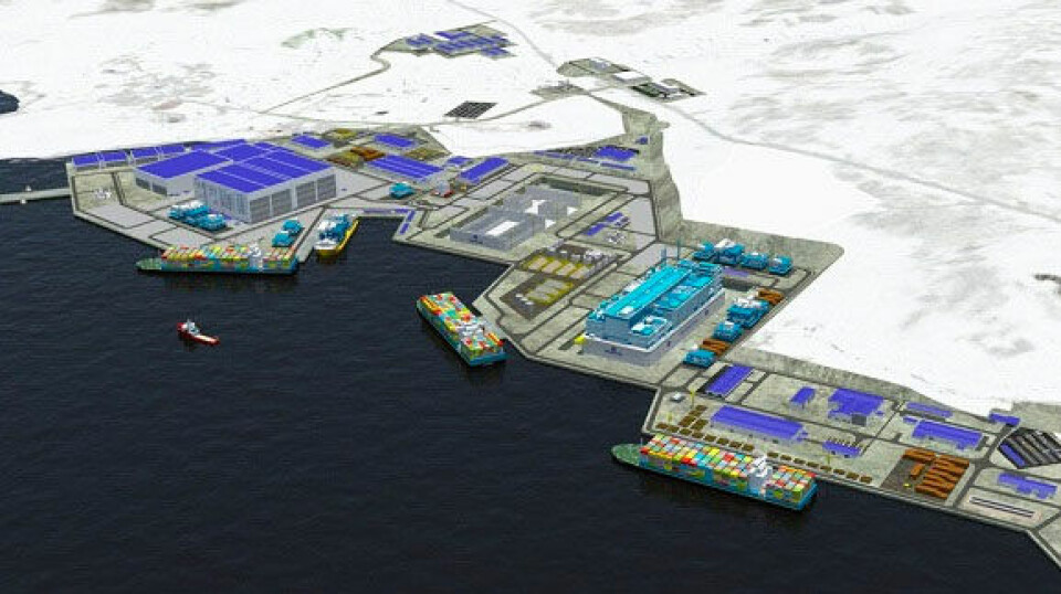 The Kola Yard outside Murmansk. Illustration from Neftegaz.ru