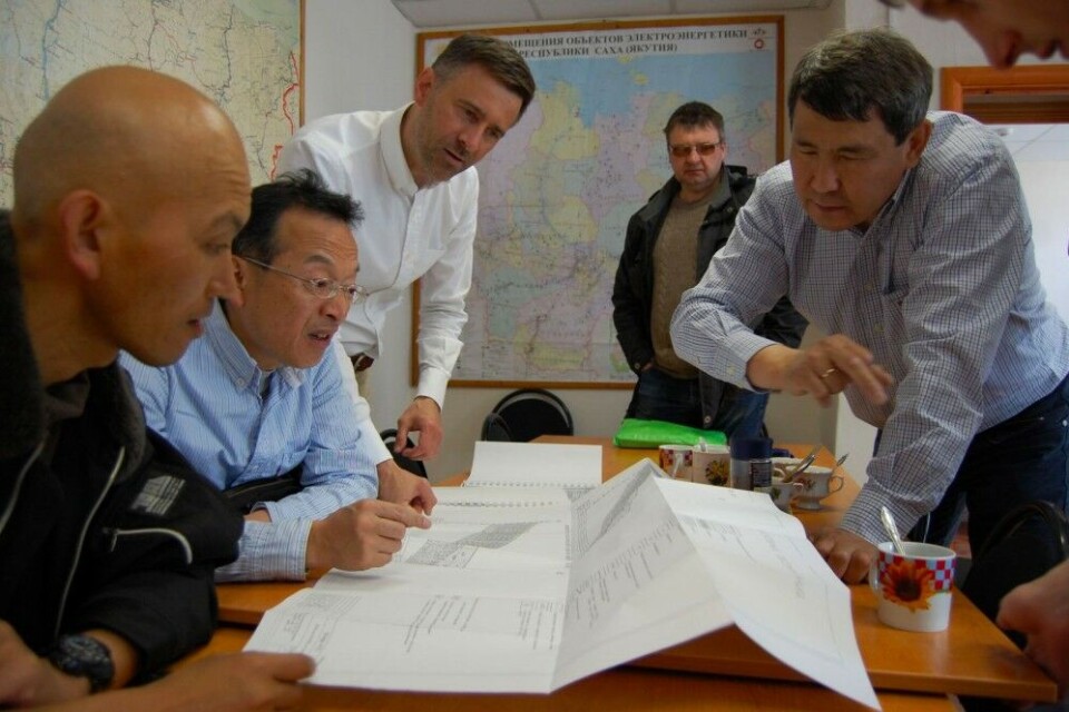 Wind park planners in Tiksi. Photo: sakha.gov.ru