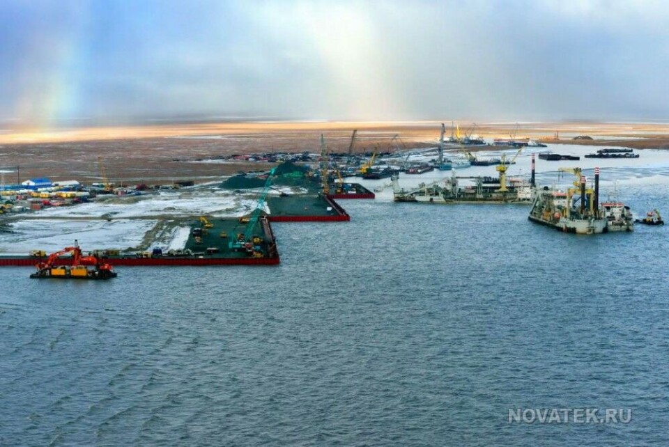 Novatek wants Gydan gas resources for its projected Arctic LNG-2. Here from the port of Sabetta. Photo: Novatek
