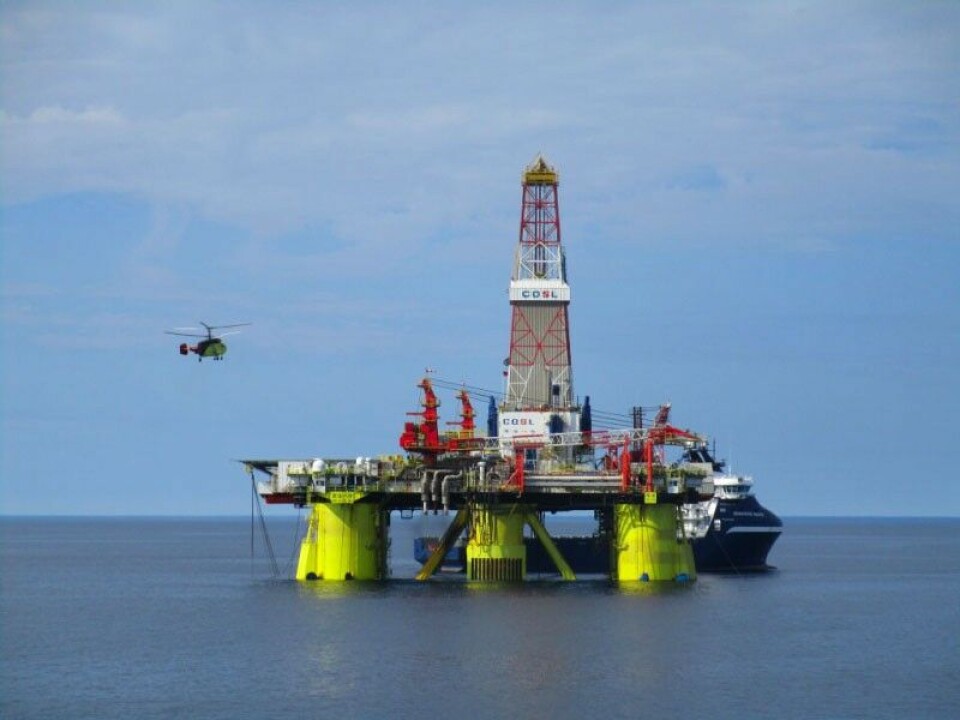 Well drilling at Leningradskoye. Photo: heli.utair.ru