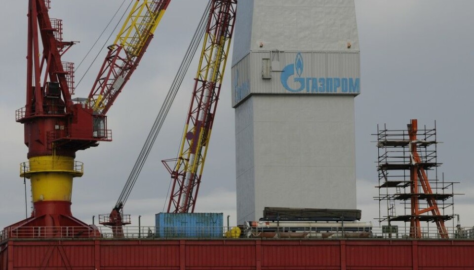Gazprom Neft's Prirazlomnoye platform produces oil in the eastern part of the Barents Sea. Norway owns shares in the company worth nearly $8 million. Photo: Thomas Nilsen