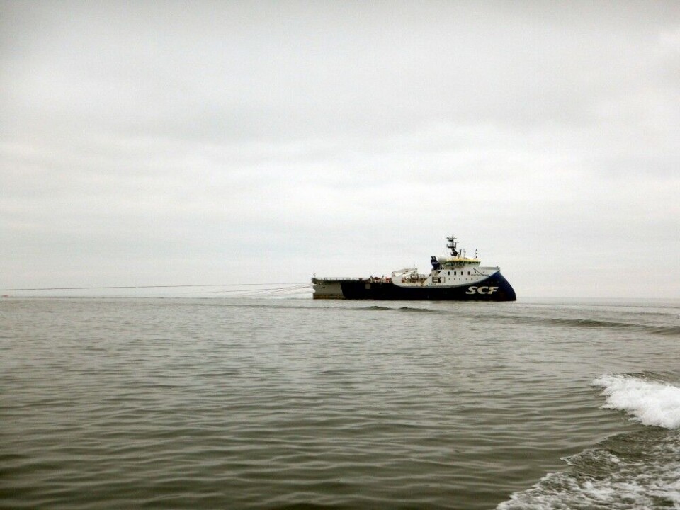 Seismic vessel 'Vyacheslav Tikhonov'. Photo: Gazprom.ru