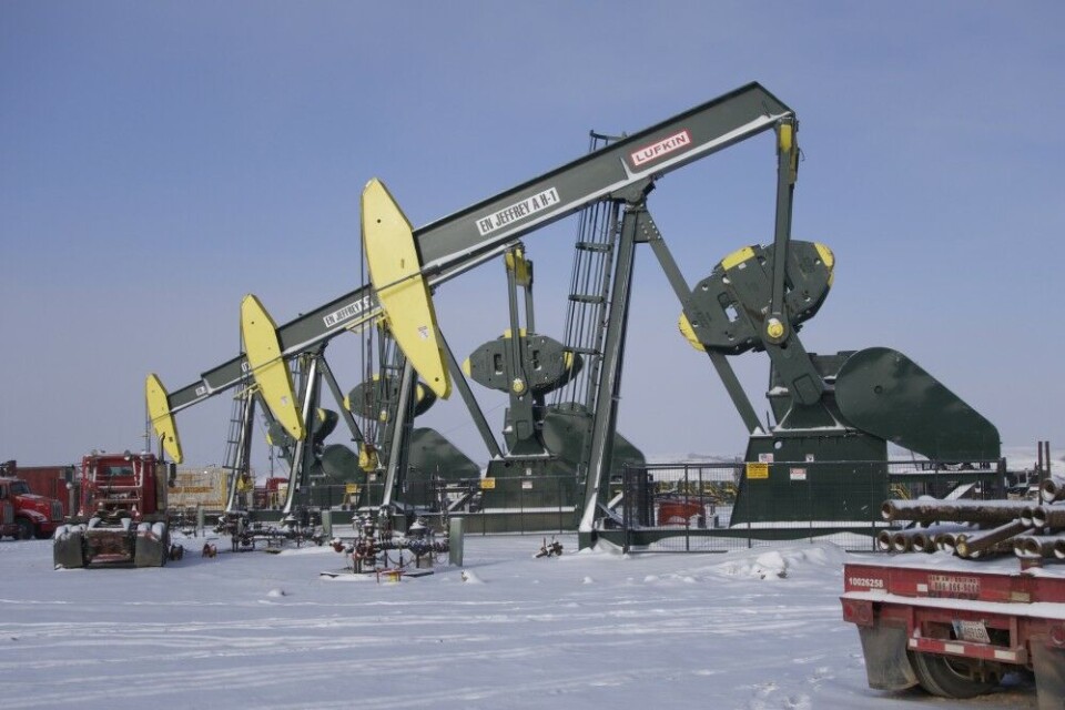 Fracking for oil in North Dakota, USA. Photo: Thomas Nilsen