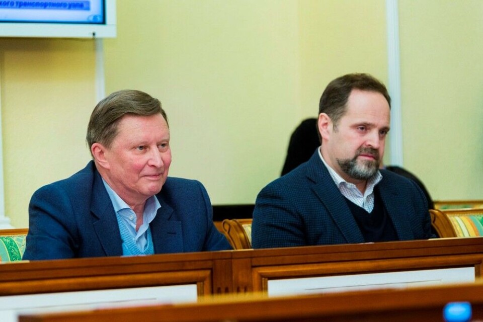 Sergey Ivanov (left) and Sergey Donskoy in Murmansk early 2017. Photo: gov-murman.ru