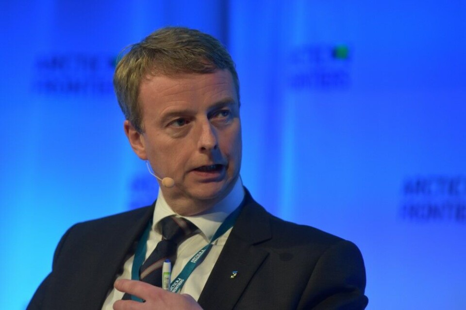 Terje Søviknes is Norwegian Minister of oil and energy. Photo: Thomas Nilsen