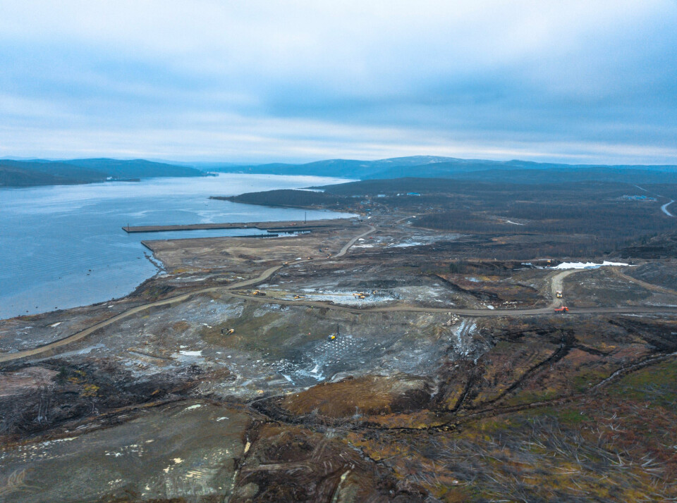 Construction works in Belokamenka near Murmansk. Photo: vk.com/club150173956