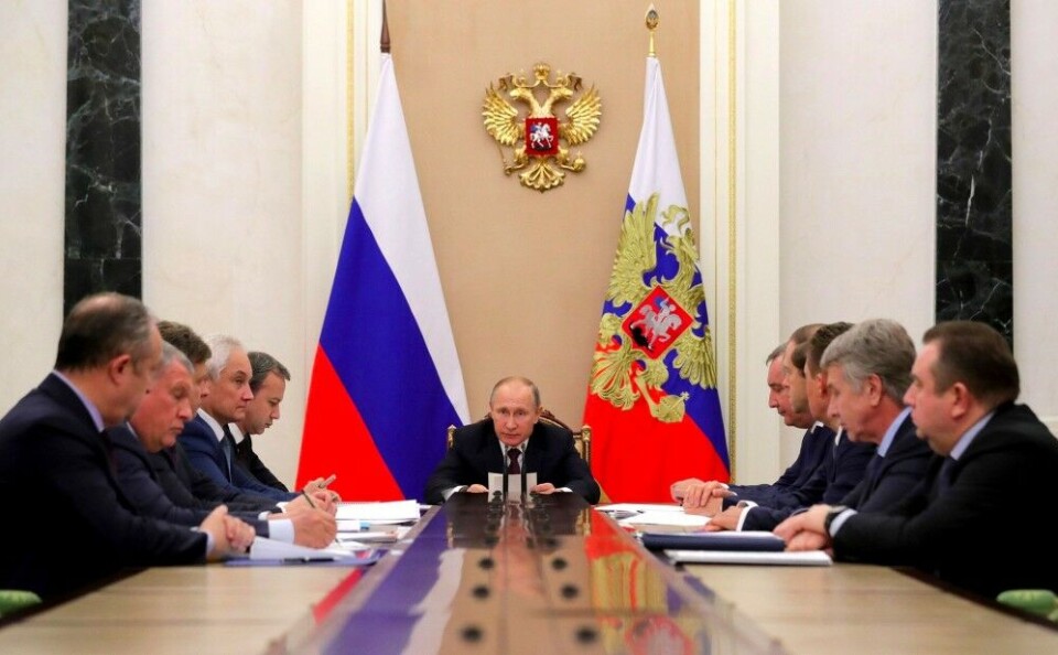 Meeting on Arctic shipping. Photo: Kremlin.ru