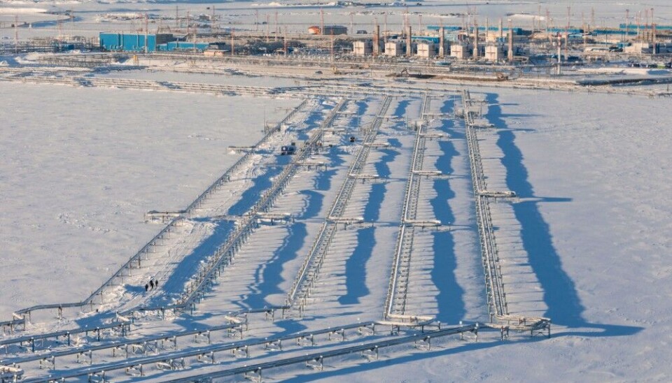 A lion's share of Russia's oil and gas is produced in the Arctic, like the Bovanenkovo field in Yamal, and exported by pipeline to markets. Photo: Gazprom