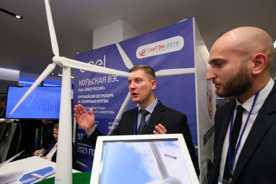 Italians present their Murmansk wind project. Photo: gov-murman.ru