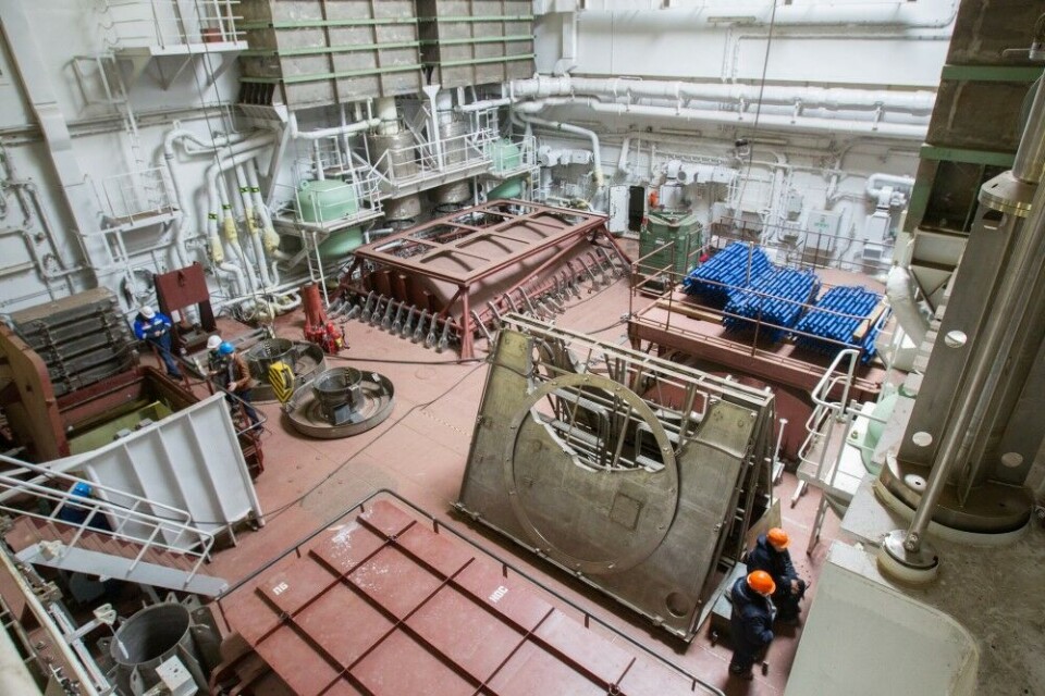 From the inside of the floating nuclear power plant. Photo: Rosenergoatom