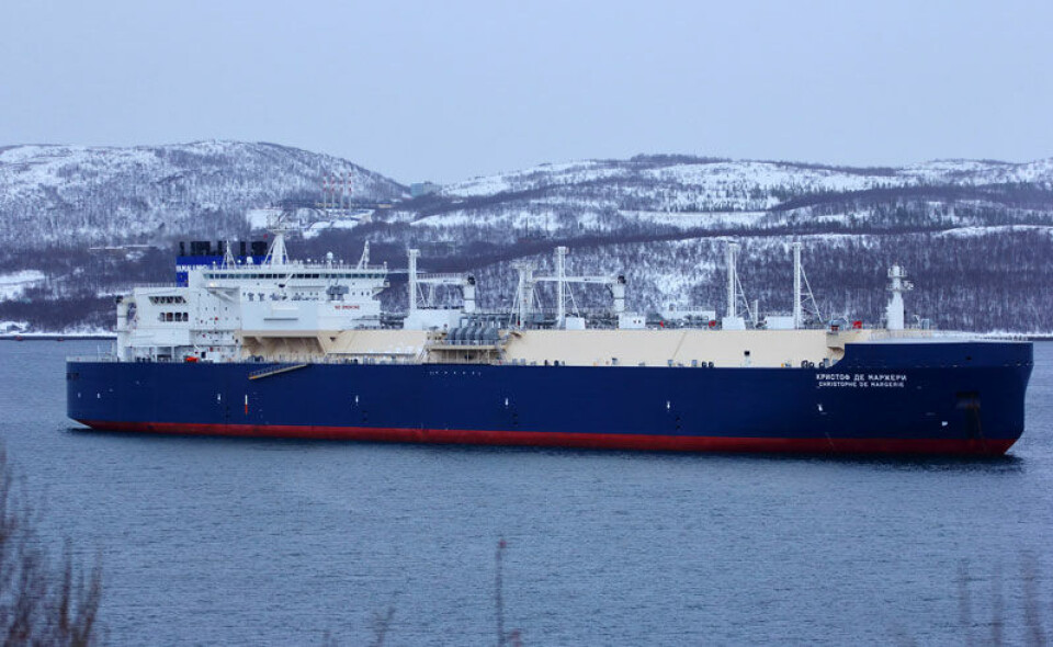 The “Christophe de Margerie” in Kola Bay. Photo: rosmorport.ru