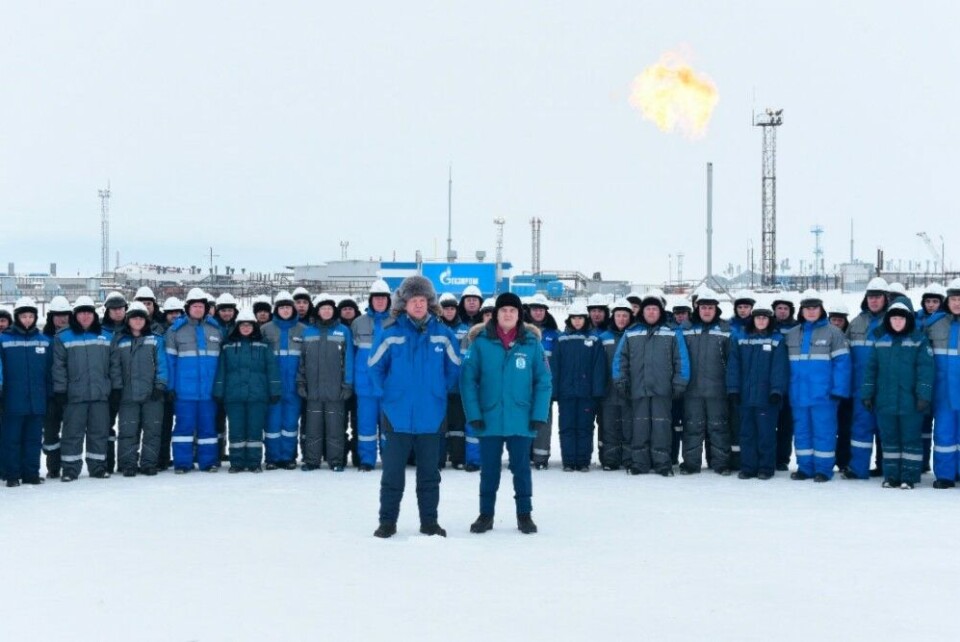 Ready for action. Photo: Gazprom