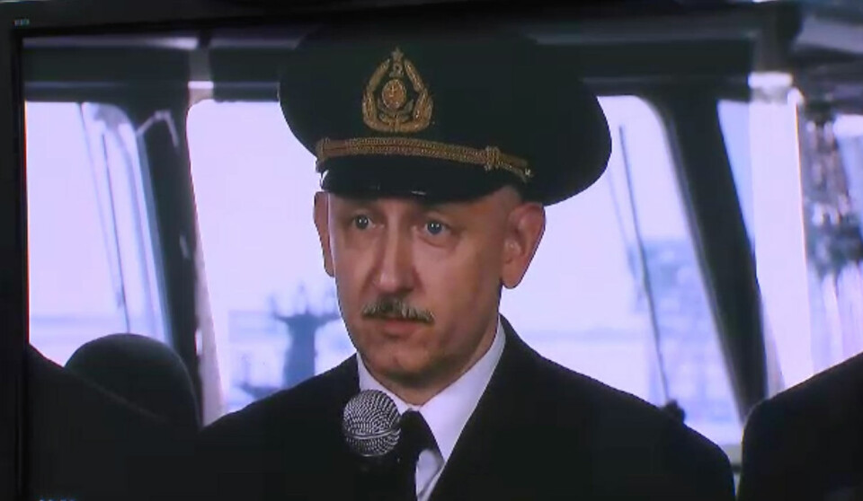 Sergey Zybko is captain on icebreaking LNG carrier “Christophe de Margerie”. Photo: Kremlin.ru