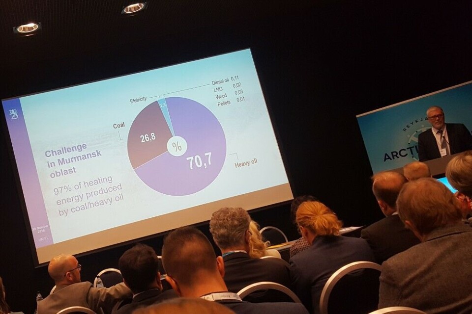 Jaakko Henttonen speaking in Reykjavik. Photo: Thomas Nilsen
