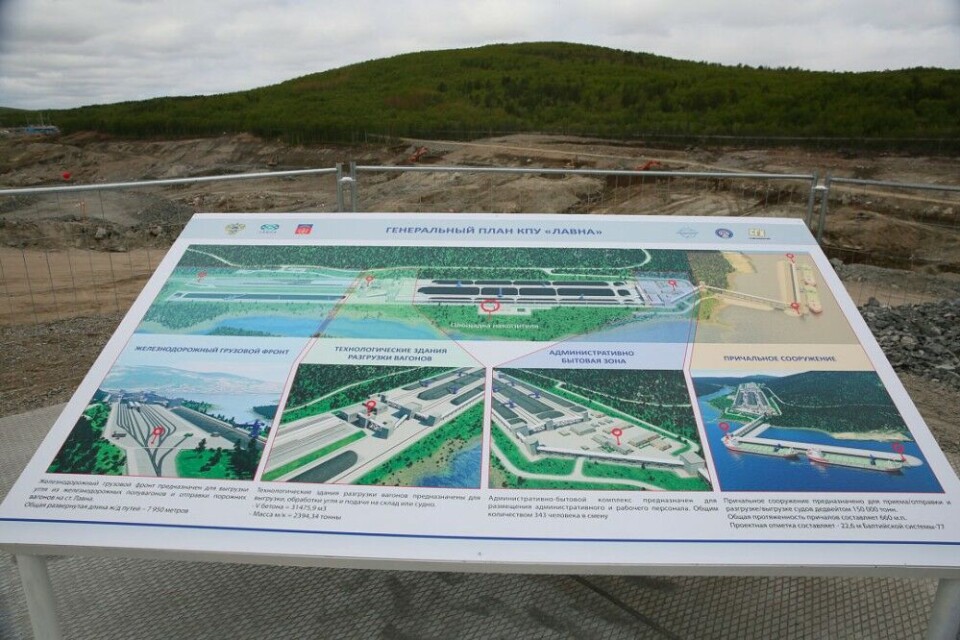 The Lavna terminal plan. Photo: Gov-murman.ru
