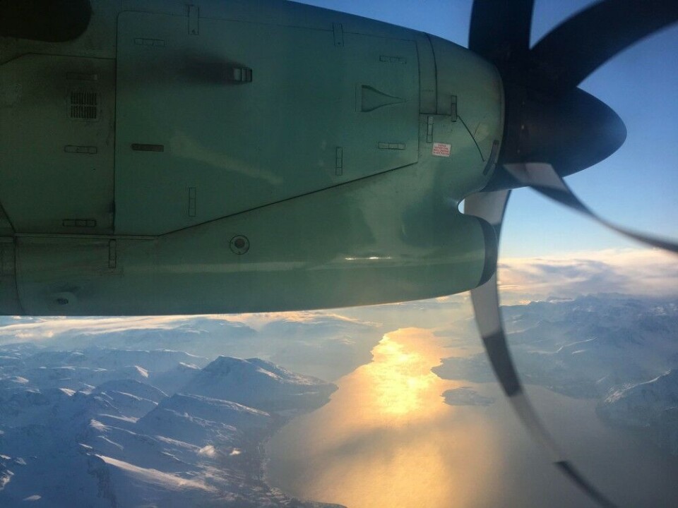 No flying over northern Norway early this week. Photo: Atle Staalesen