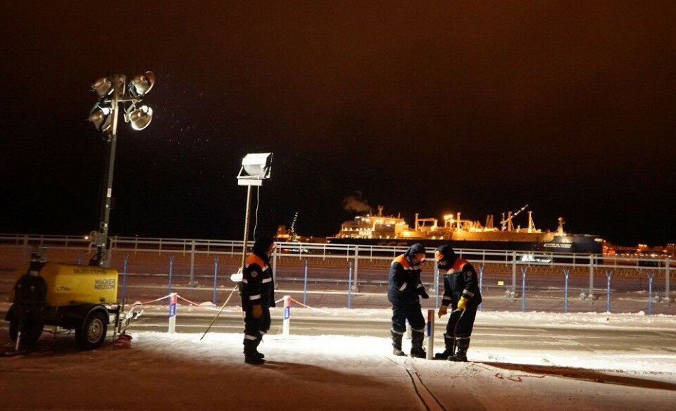 LNG terminal of Sabetta. Photo: Atle Staalesen