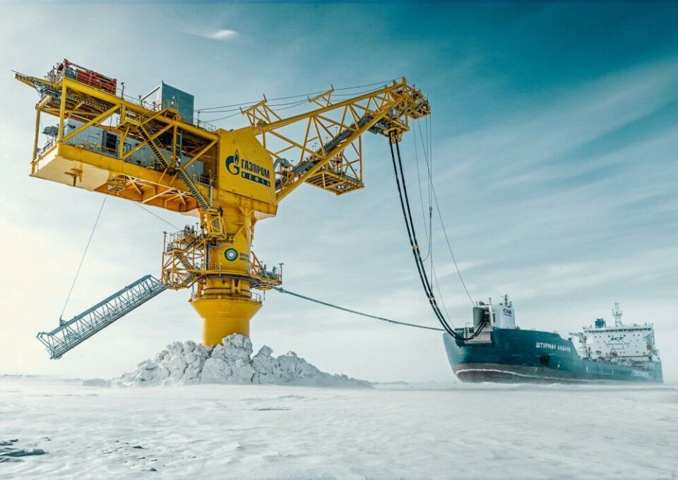 The Novy Port project includes export of oil through a terminal in the Gulf of Ob and soon also natural gas from new pipeline. Photo: Gazprom Neft