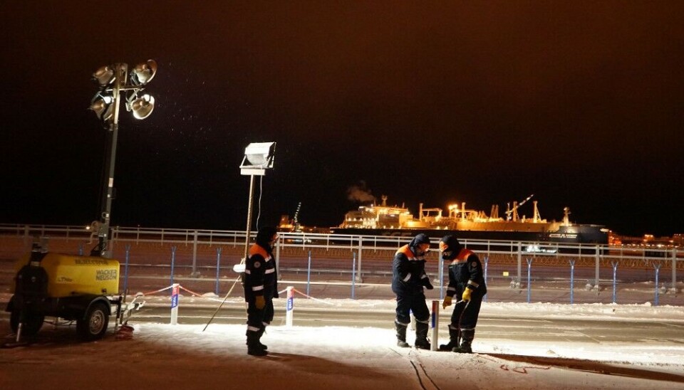 Natural gas terminal Sabetta in Yamal Peninsula. Photo: Atle Staalesen