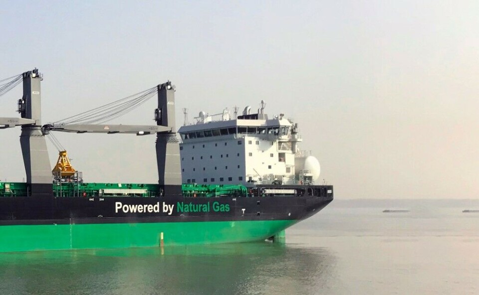 Haaga идет из Японии в Швецию по СМП. Фото: ESL Shipping
