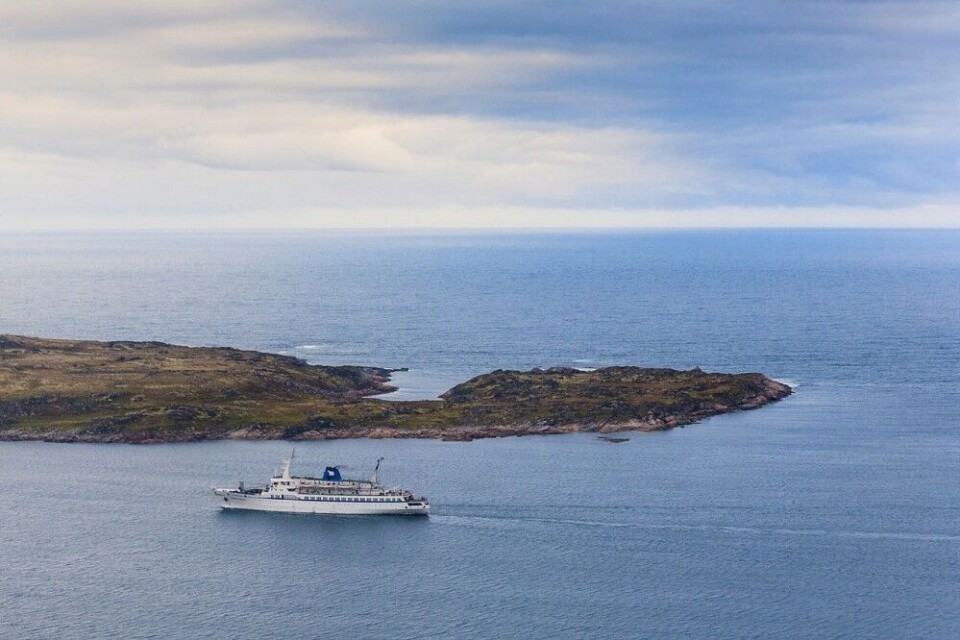 The “Klavdiya Elanskaya” along the Kola coast. Photo shared by Murmansk Governor Andrey Chibis