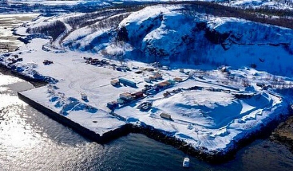 The site of the Lavna terminal. Photo: morport.ru