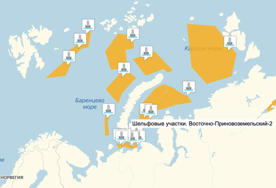 Восточно-Приновоземельский лицензионный участок находится в центральной части Карского моря. Карта: «Роснефть»