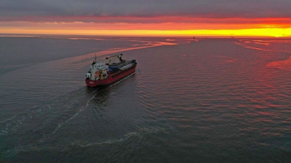 The 'Barents' sails the Northern Sea Route from Severodvinsk to Sovetskaya Gavan. Photo: ecoshp.ru