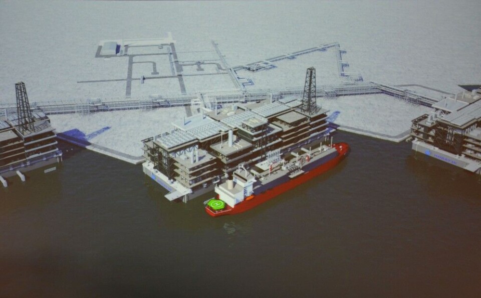 Arctic LNG 2 is developed with floating gravity structures. Proto of project presentation: Atle Staalesen