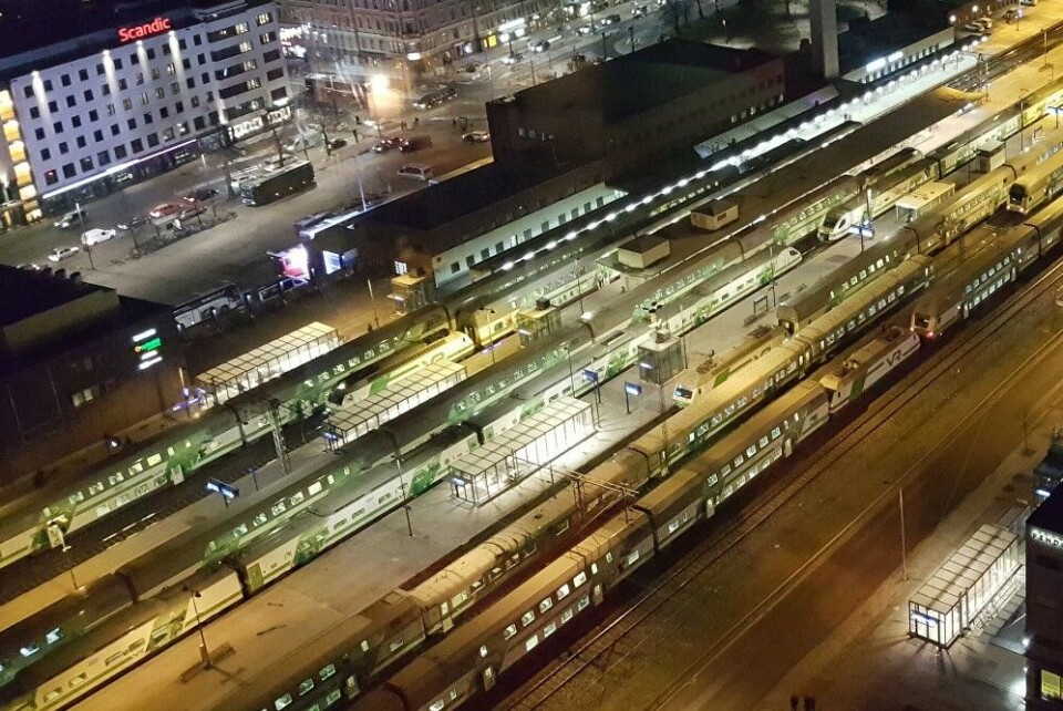 Tampere railway station. Photo: Thomas Nilsen