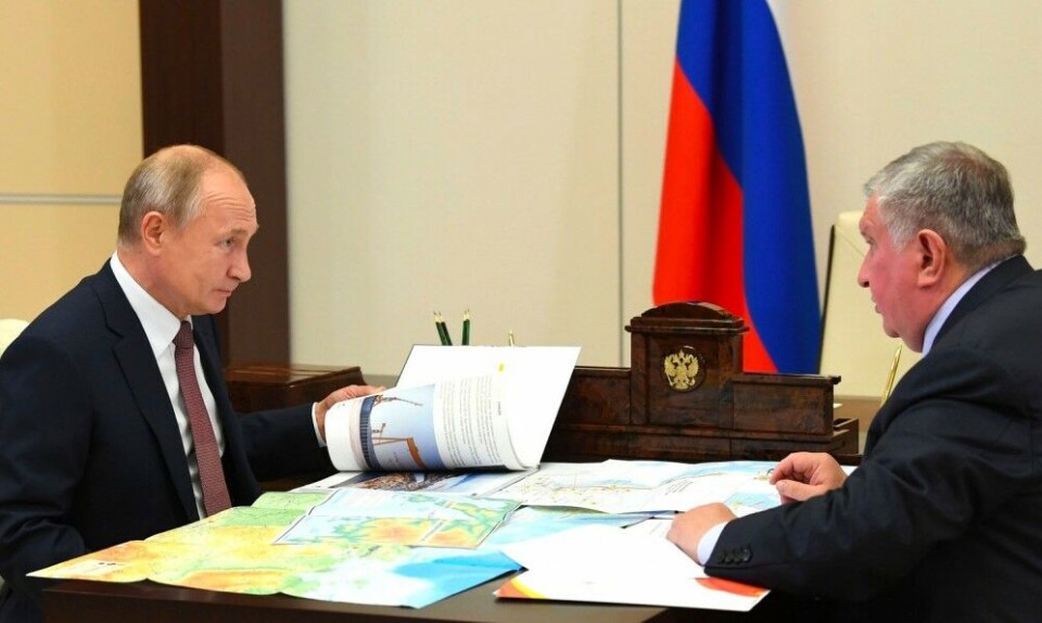 'Are you sure about this, Igor'. Photo: Kremlin