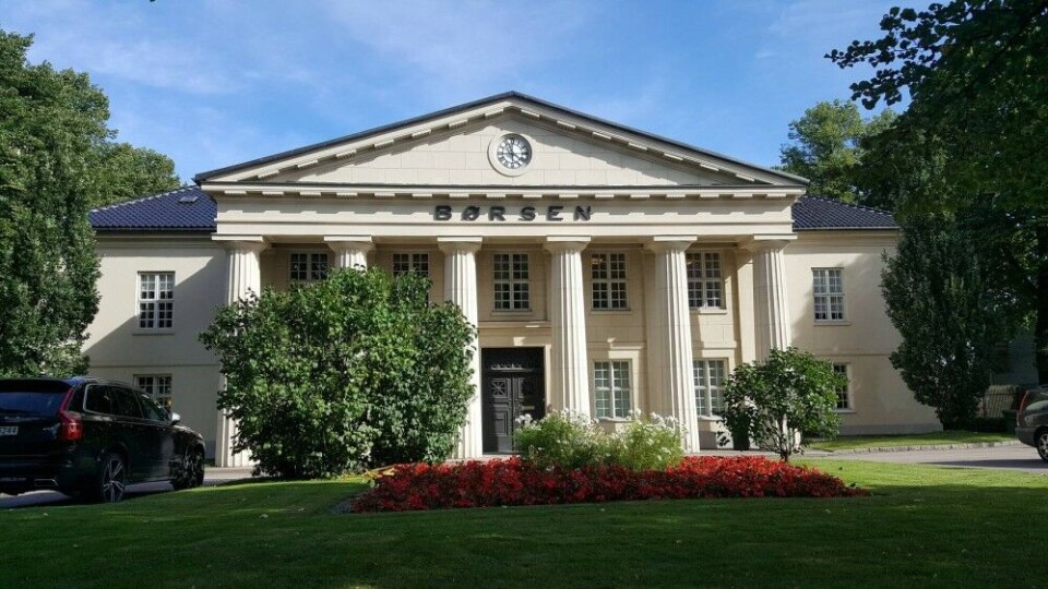 Oslo Stock Exchange. Photo: Thomas Nilsen